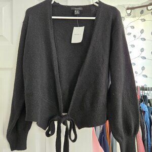 Womens Black Cardigan